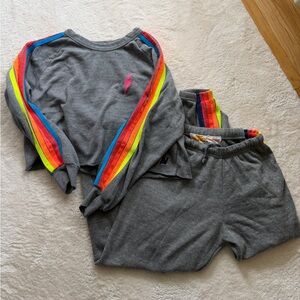 Aviator Nation Crewneck and Sweatpants Set